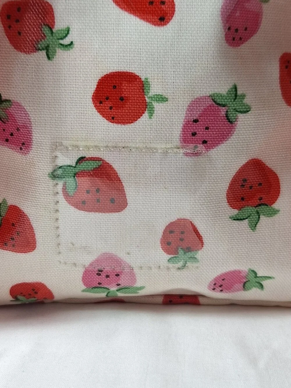 Cath Kidston Kids Strawberry Print Backpack in Red and Pink